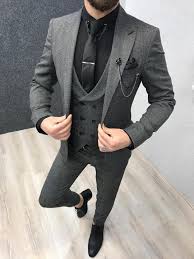Bernard Grey Grid Slim Fit Suit Mensuitspage Slim Fit Suit Men Grey Slim Fit Suit Wedding Suits Men Grey