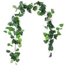 Fejka artificial potted plant, indoor/outdoor, hanging. Coolmade Artificial Hanging Vines 5 5 Feet Fake Green Vine Silk Artificial Plant Leaves Garland String In Green For Wedding Decor Party Supplies Greenery Crowns Wreath Walmart Com Walmart Com