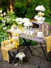 Lemon Yellow Tea Party Bridal Shower Guest Feature Tea Party Bridal Shower Yellow Bridal Showers Bridal Shower
