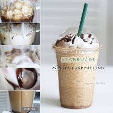 A white chocolate mocha frappuccino is a blended drink made using white chocolate sauce, cooled coffee, vanilla ice cream, and ice. Starbucks Mocha Frappuccino At Home Copycat Recipe Eugenie Kitchen
