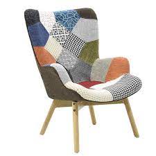 Comparez les prix en canapé et fauteuil parmi les offres de nos partenaires marchands et achetez en ligne. Fabric Armchair Pachwork Fauteuil Design Fauteuil Confortable Chaise En Patchwork