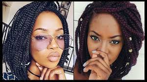 Twist box braids bring new texture into a classic style. Short Box Braids Hairstyles For Black Women Box Braids Short Hair Box Braids Styles 2018 Youtube