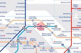 Tottenham Hale Station Map Tottenham Hale Station Map - London Underground Tube