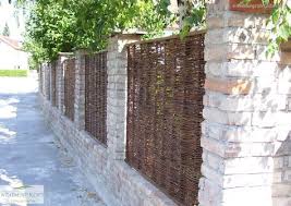 Weidenzaun Lato Solid Mit Seitlichem Rahmen Naturgeflechte24 De Naturzaun Weidenzaun Sichtschutz Garten