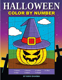 If your child loves interacting. Halloween Color By Number Coloring Book For Kids Ages 4 8 Sharma Nikki Sachdeva Sachin 9781689329279 Amazon Com Books