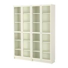 Billy Oxberg Bookcase White Glass 63x79 1 2x11 Ikea Bookcase With Glass Doors Ikea Bookcase Bookcase
