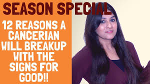 Cancer craves an emotional connection and if they can't find anything in you below the surface level then they may just decide to move on. Cancer Zodiac Breakup Season Special 12 Reasons Why A Cancerian Will Breakup With You Zodiac Youtube