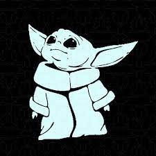 Baby Yoda Vector T Shirt Design For Download Yoda Decals Star Wars Art Cute Cartoon Wallpapers