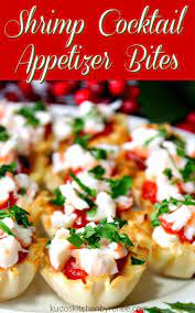 This Festive And Easy Shrimp Cocktail Appetizer Recipe Take Only Minutes To Make But They Look Appetizer Bites Shrimp Cocktail Appetizers Cocktail Appetizers