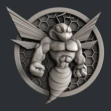 3d Stl Models For Cnc Bee Etsy Bee Cnc Router Stl