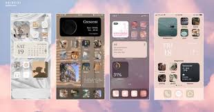 Pin On Aesthetic Ios 14 Home Screen Layout Ideas