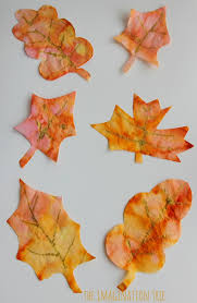 Kate describes how to make fabulous leaf crowns. 12 Autumn Leaves Art Activities The Imagination Tree