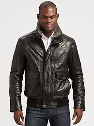 Enabled True Label Andrew Marc Leather Aviator Bomber Jacket Jackets Bomber Jacket Leather Jacket
