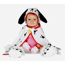 When dalmatian puppies are born, they do not have spots. Caped Baby Dalmatian Puppy Costume