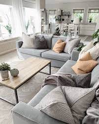 A Serene Swedish Home Has Mastered A Beautiful Monochromatic Color Palette Home Decor Silver Living Room Furniture