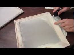 Make A Silk Screen For 10 Using Pantyhose Or Tights And Mod Podge Great Video Diy Screen Printing Screen Printing Frame Screen Printing