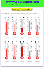 They are commonly given to students as homework. Reading Thermometers Worksheet