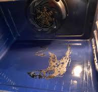 How the frick do I clean this off the off my oven? Tried ...