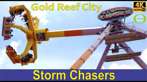 The water park is a must go destination is johannesburg for its authenticity and happy island water park muldersdrift attracts several visitors for its beautiful nature and unending fun activities. Gold Reef City Johannesburg Storm Chasers Ride Youtube