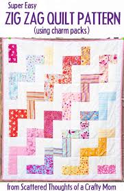 This easy quilt can be made it into a twin size quilt or all the way to a king size quilt depending how many rows you add on. 45 Free Easy Quilt Patterns Perfect For Beginners Scattered Thoughts Of A Crafty Mom By Jamie Sanders