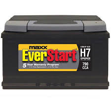 everstart maxx lead acid automotive battery group size h7