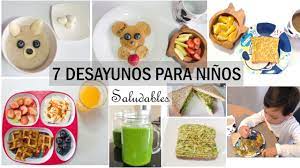 Ver más ideas sobre desayuno para niños, comidas para niños, comida divertida. 7 Desayunos Saludables Para Ninos Recetas Faciles Desayunos Para Ninos A Partir De 1 Ano Youtube