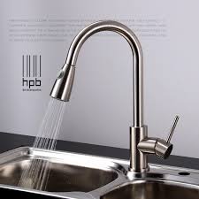 Can kitchen faucets be repaired? Brass Sink Mixer Hot And Cold Water Tap Pull Type Retractable Kitchen Faucet Faucet Hansgrohe Faucet Materialfaucet Lamp Aliexpress