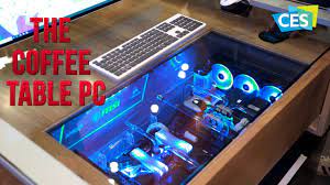How to style your coffee table so much more than a surface for mugs and tv remotes, a coffee table offers all sorts of potential to brighten up your lounge. The Liquid Cooled Coffee Table Pc Ces 2020 Youtube