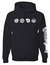 ZixxerGraphix Life Is Too Short to Stay Stock Hoodie Hooded Sweatshirt Turbo JDM DSM Euro KDM