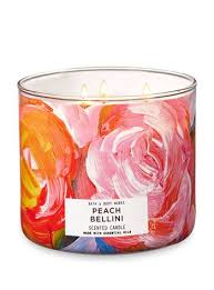 Bath and body works fine fragrance mist body splash spray 8 fl oz you pick!! Peach Bellini 3 Wick Candle Bath And Body Works Bath Body Works Candles Candles Bath And Body Works