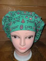 Ear, Nose, Throat Surgical Scrub Bouffant Hat