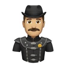 abel caballero with the christmas ligths emoji