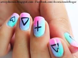 Un hisopo y dos esmaltes que contrasten son todo lo que necesitas para lograr un. Decoration42 Decoracion De Unas Paso A Paso Faciles