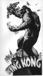 King Kong 1933 Drawing King Kong King Kong 1933 Kong Godzilla King kong is in a family of chimpanzee. king kong king kong 1933 kong godzilla