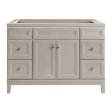Cloud Gray Bathroom Vanity Base Cabinet