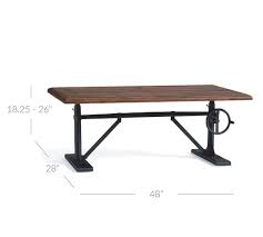 Find all variants of convertible coffee table to dining table available at discounted prices and offers. Pittsburgh 48 Crank Coffee Table Pottery Barn