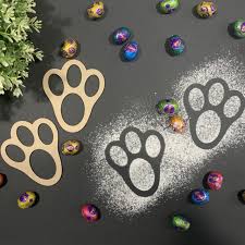 They include designs with bunnies, chicks, eggs, and more. Easter Bunny Foot Prints Mdf Blank Skat Katz Heat Transfer Vinyl Self Adhesive Vinyl Experts