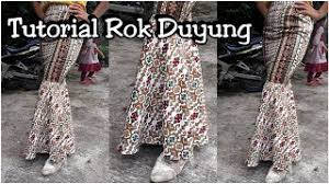 Metode ini dapat diterapkan untuk pembuatan baju yang ukurannya pas di badan. Cara Membuat Rok Duyung Youtube