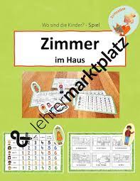 spiel zimmer im haus lm ein super spiel um ausdrcke zu ben wie leo ist in der kche anna ist im wohnzimmer in 2020 spiele kinder kinderspiele