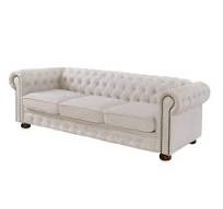 Amazon.com: Lestar 88 inches 3 Seater Chesterfield Sofa with ...