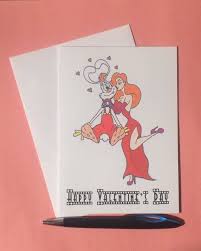 Who Framed Roger Rabbit Greetings Card 80 S Film Reference Birthday Anniversary Or Valentine S Card In 2020 Roger Rabbit Rabbit Valentine Valentine Greeting Cards