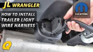 The best part is, our jeep wrangler trailer wiring harness products start from as little as $19.99. Mopar Trailer Light Wiring Harness Install For Jeep Wrangler Jl Youtube