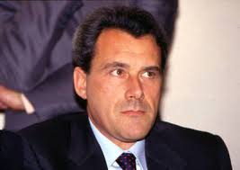 Italian magistrate Pietro Grasso participating in a public mee- 1980 Old  Photo 1