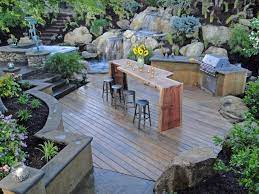 Barbecue grill and prep station. Simple Outdoor Kitchen Ideas Pictures Tips From Hgtv Hgtv