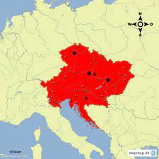 Bis 1918 war österreich mit ungarn in einer monarchie verbunden. Stepmap Osterreich Ungarn Landkarte Fur Europa