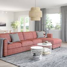 Finnala Sectional 4 Seat With Chaise Dalstorp Multicolor Ikea Sectional Sofa With Chaise Ikea Sectional Sofa Ikea Sofa
