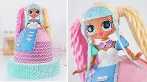 Experience the world of cake decorating like never before with cake central magazine! Lol Surprise Omg Doll Cake Candylicious Tan Dulce Youtube