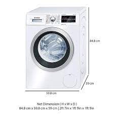How to find your washer or dryer operating or repair manual when something goes wrong or you're trying to learn how to run an appliance. Bosch 8 Kg 5 Kg Inverter Washer Dryer Wvg30460in White Inbuilt Heater Amazon In Home Kitchen