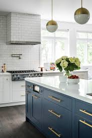 Our kitchen wall units and cabinets come in different heights, widths and shapes, so you can choose a combination that works for you. Deep Blue Kitchen Larchmont Manor Transitional Kitchen New York By Studio Dearborn Houzz
