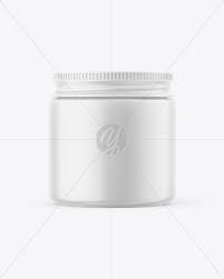 Clear Glass Cosmetic Jar With Metallic Cap Mockup In Jar Mockups On Yellow Images Object Mockups
